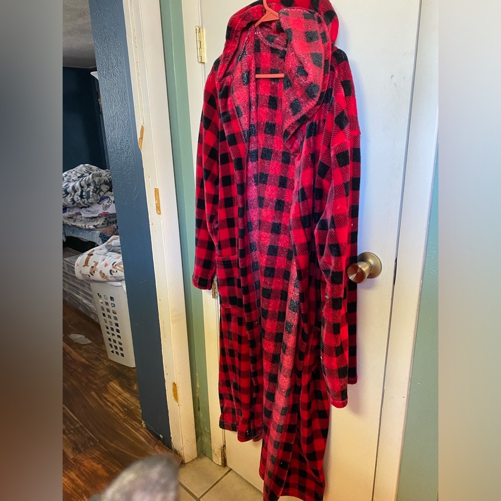 Ross Michael’s Plaid Robe